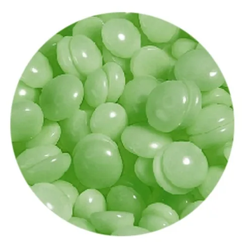 Aloe Vera hard wax beans, colour swatch